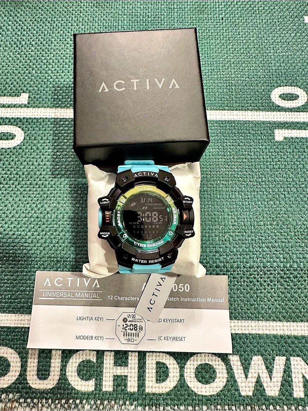 ACTIVA  Digital Sport Watch in Blue & Black NWT